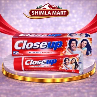 Closeup Red Hot Toothpaste